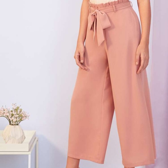 Pink wide leg pants - Picture 1 of 7